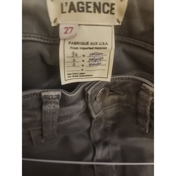 L’Agence Skinny Jeans Size 27 Stretch Pockets CR50 NWOT Excellent Comfy - Picture 5 of 6